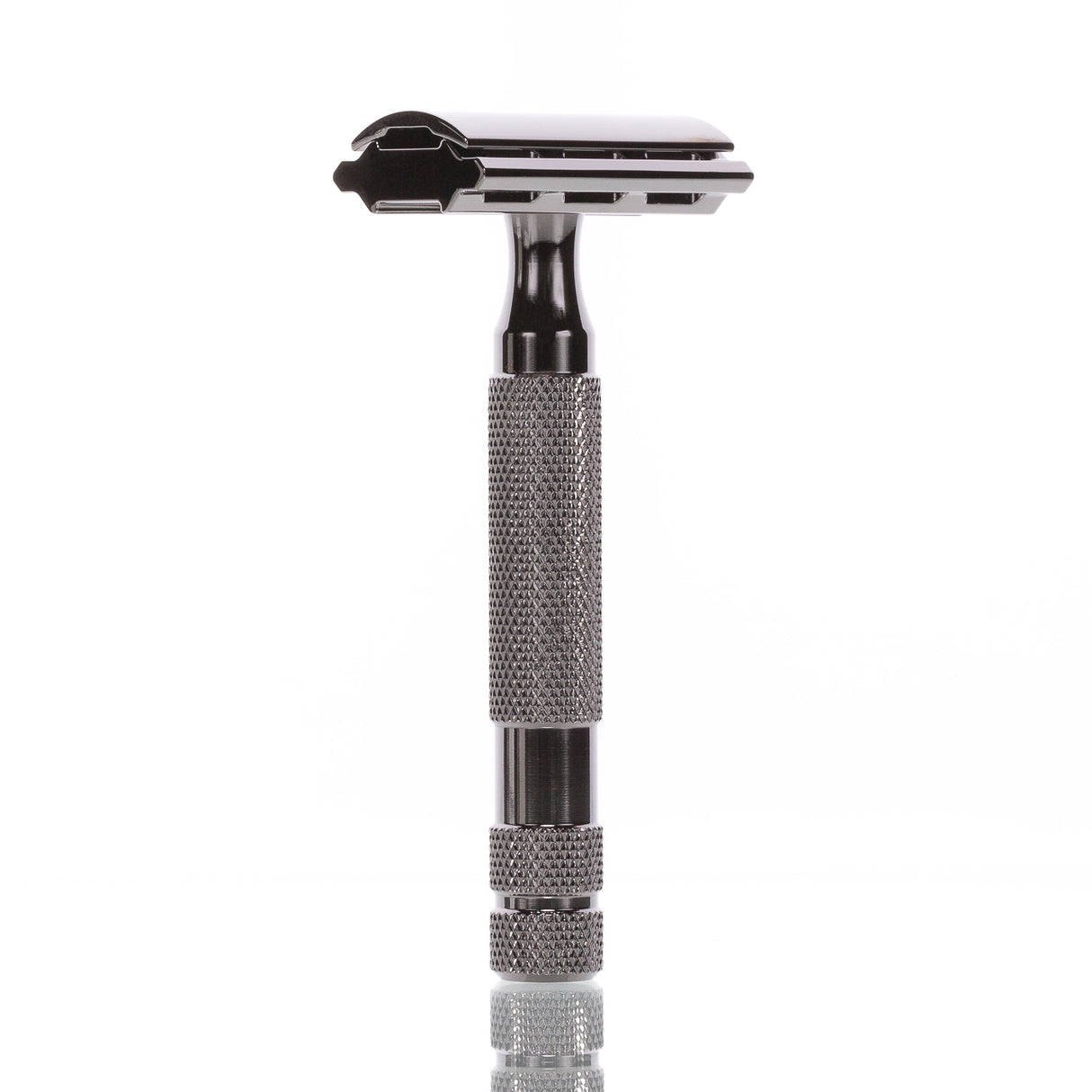 Rasierhobel 6C Gunmetal, geschlossener Kamm, Double Edge