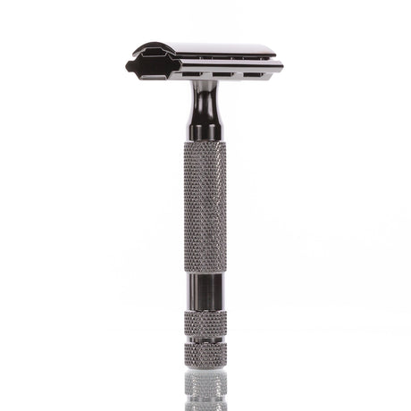 Rasierhobel 6C Gunmetal, geschlossener Kamm, Double Edge