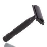 Rasierhobel 6S Black, geschlossener Kamm, Double Edge