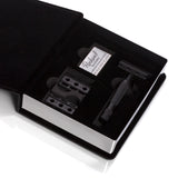 Rasierhobel 6S Black, geschlossener Kamm, Double Edge