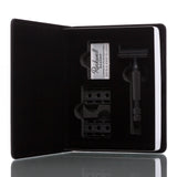 Rasierhobel 6S Black, geschlossener Kamm, Double Edge