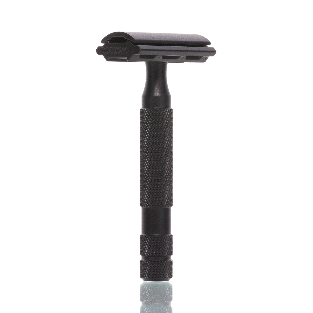 Rasierhobel 6S Black, geschlossener Kamm, Double Edge