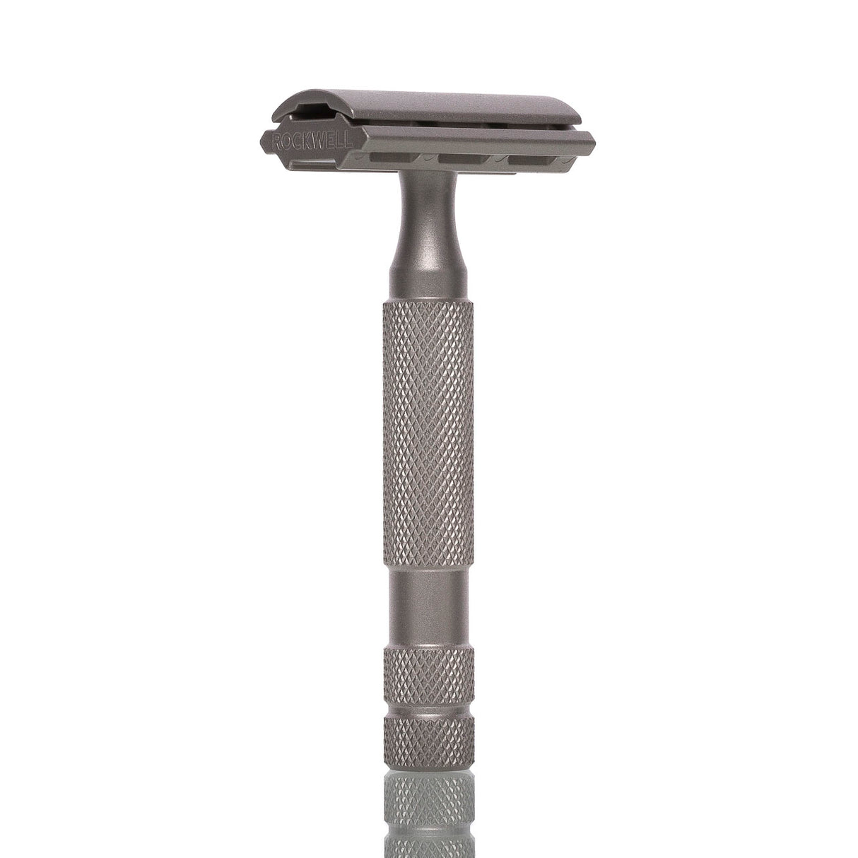 Rasierhobel 6S Stainless Steel matt, geschlossener Kamm, Double Edge