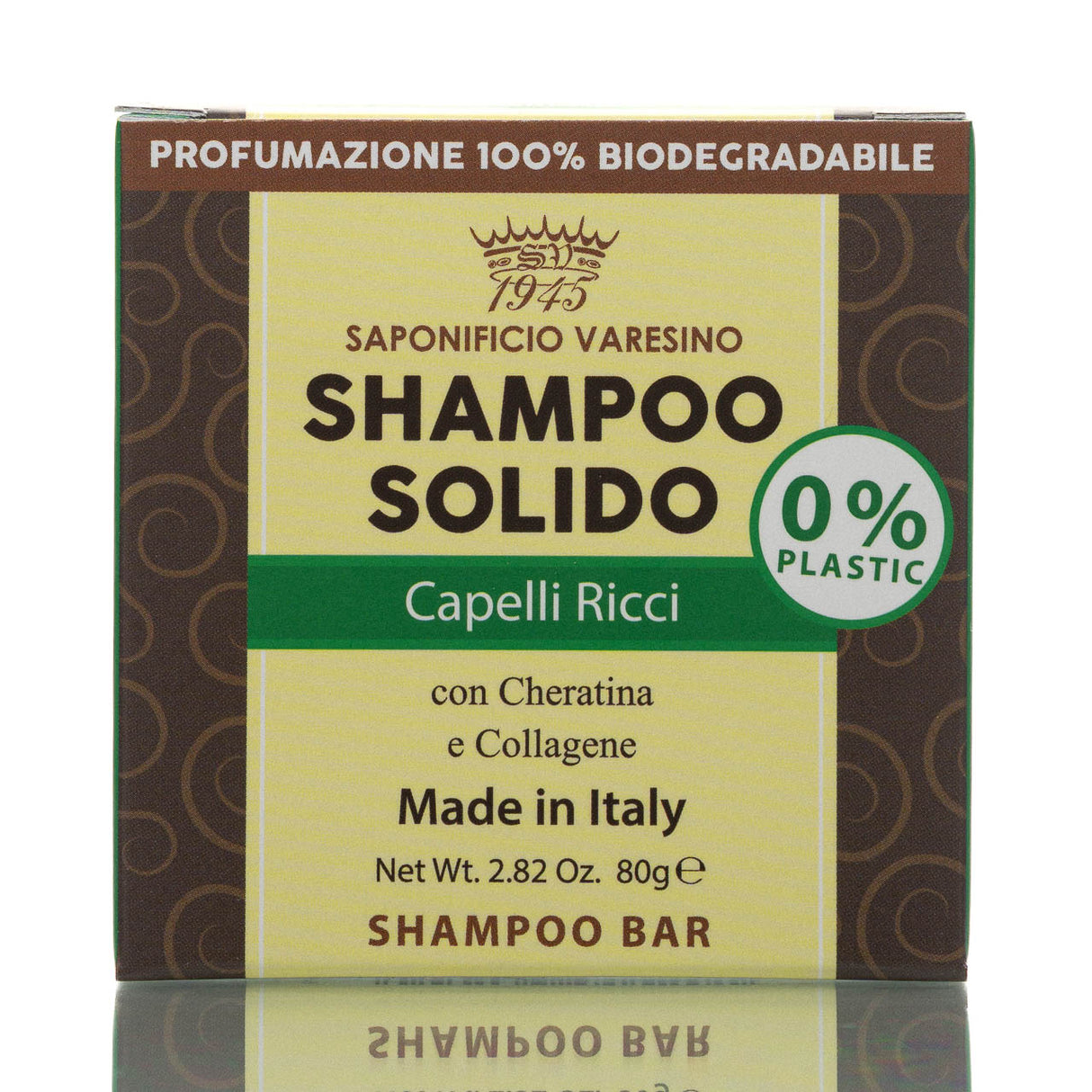 Festes Shampoo für lockiges Haar 80g