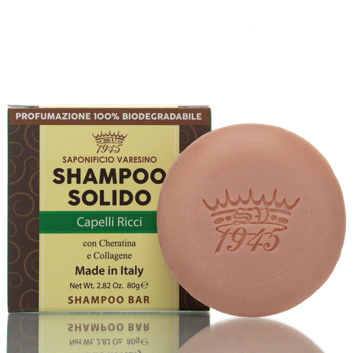 Festes Shampoo für lockiges Haar 80g