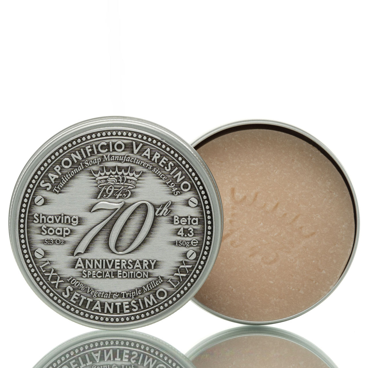 Rasierseife 70th Anniversary 4.3 Metalldose 150g