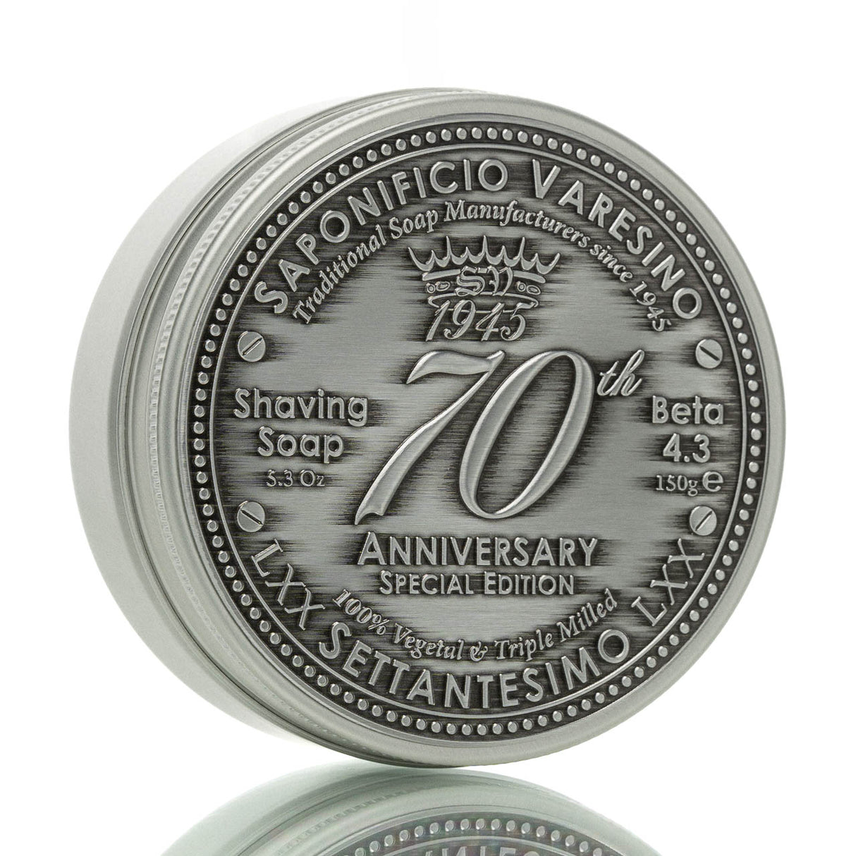Rasierseife 70th Anniversary 4.3 Metalldose 150g