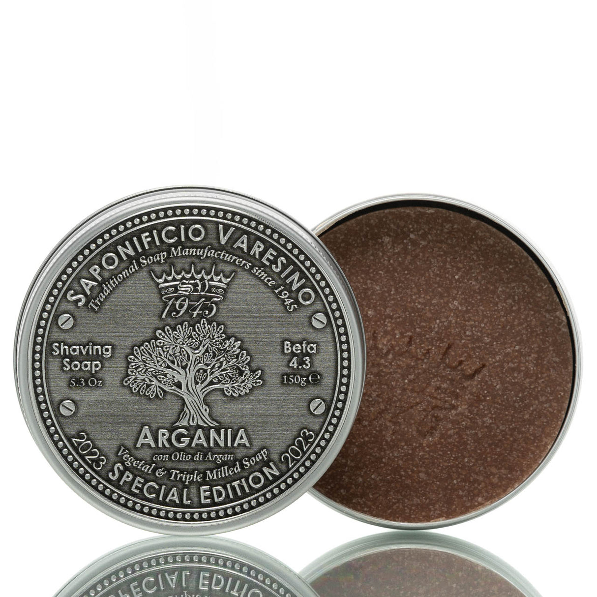 Rasierseife Argania 4.3 Metalldose 150g
