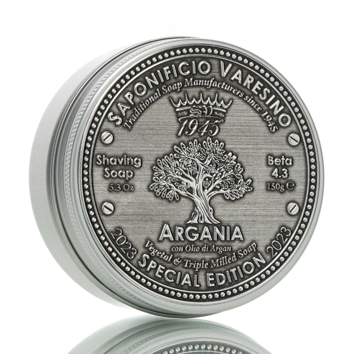 Rasierseife Argania 4.3 Metalldose 150g