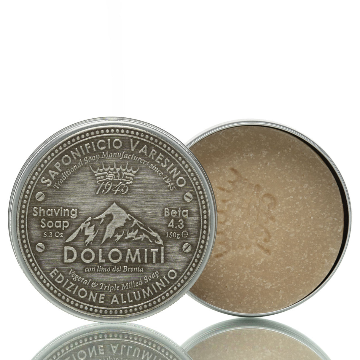 Rasierseife Dolomiti 4.3 Metalldose 150g