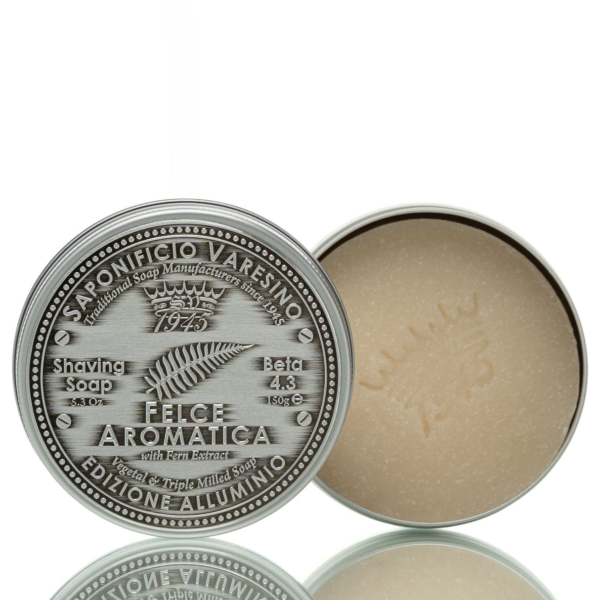 Rasierseife Felce Aromatica 4.3 Metalldose 150g