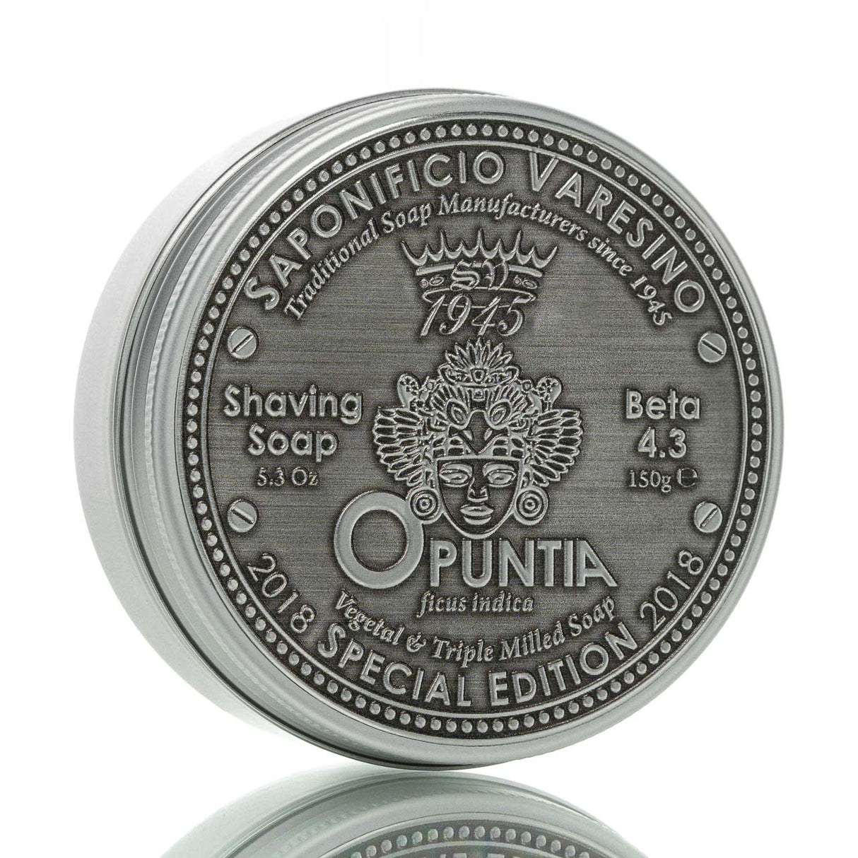 Rasierseife Opuntia 4.3 Metalldose 150g