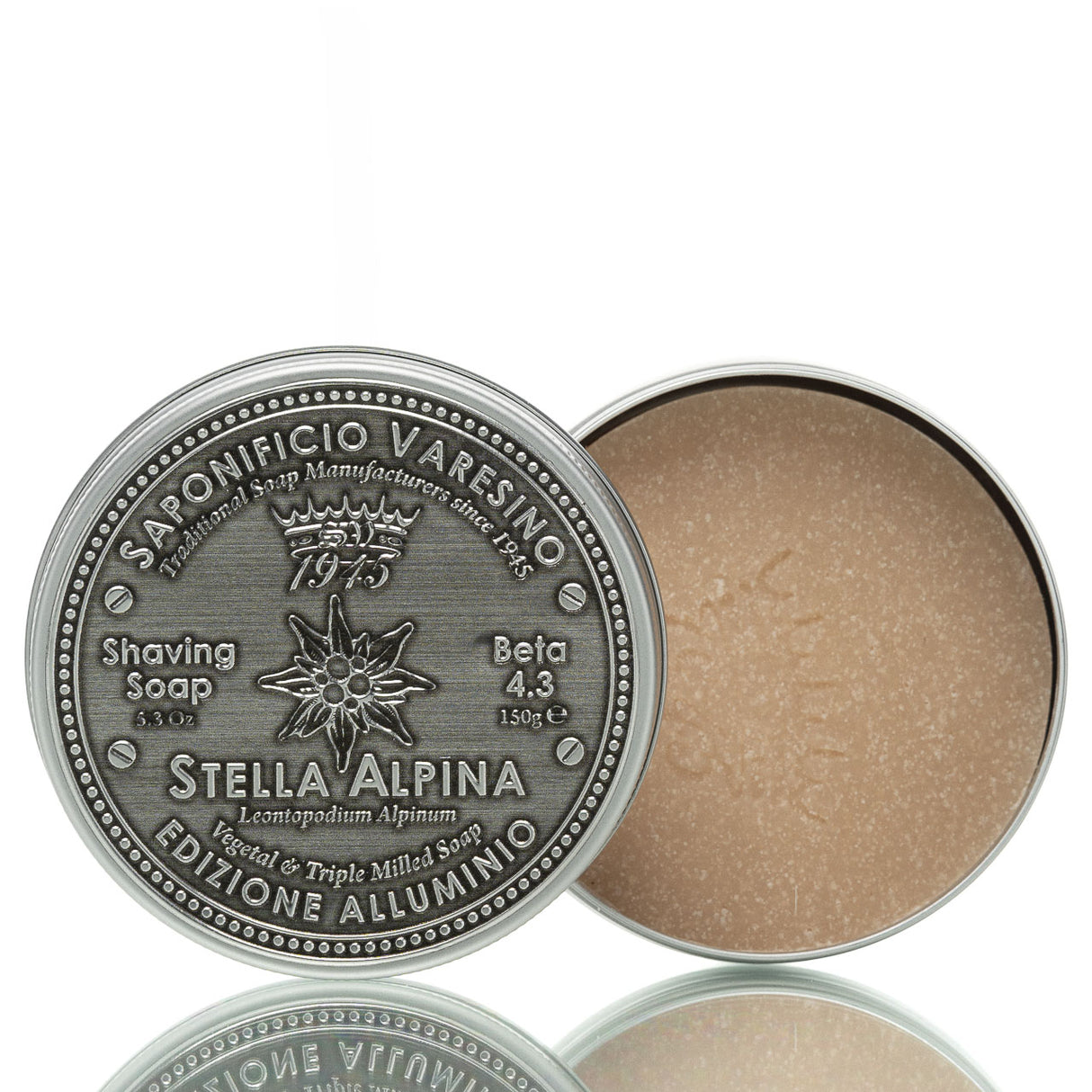 Rasierseife Stella Alpina 4.3 Metalldose 150g