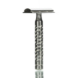 Rasierhobel Styletto V2 aus Edelstahl, Double Edge