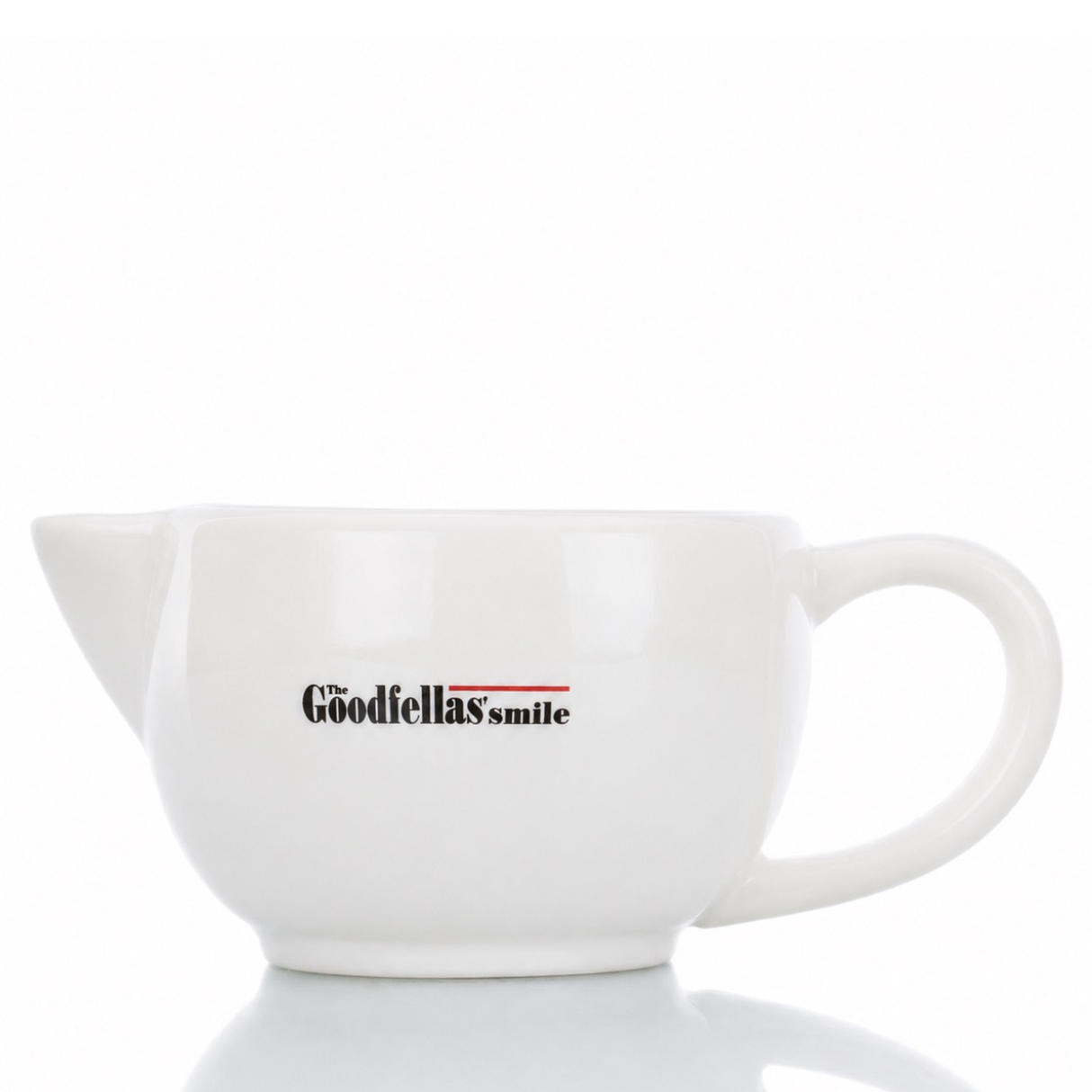 Rasierschale Scuttle mit Henkel aus Keramik, weiß