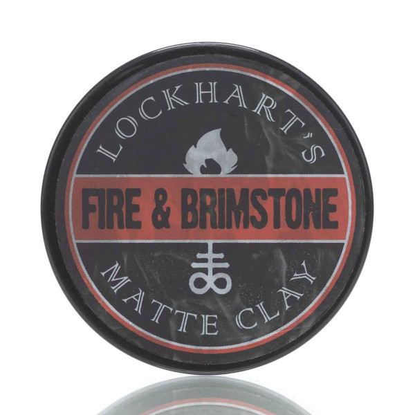 Lockhart's Authentic Matte Clay Fire & Brimstone 105g ❤️ Haarwachs und Clay jetzt kaufen bei blackbeards, deinem Onlineshop für Haarpflege 1