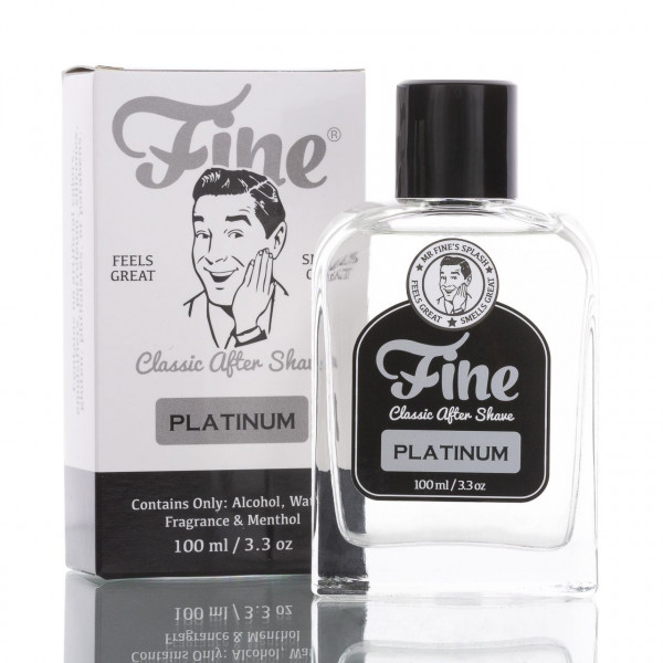 Fine After Shave Rasierwasser Platinum 100ml ❤️ After Shave Rasierwasser jetzt kaufen bei blackbeards, deinem Onlineshop für Rasur 1