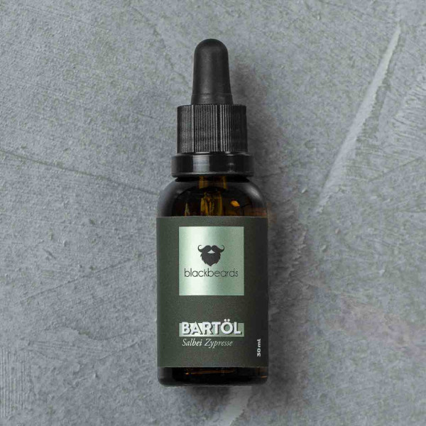 blackbeards Bartöl Salbei Zypresse 30ml ❤️ Bartöl jetzt kaufen bei blackbeards, deinem Onlineshop für Bartpflege 1