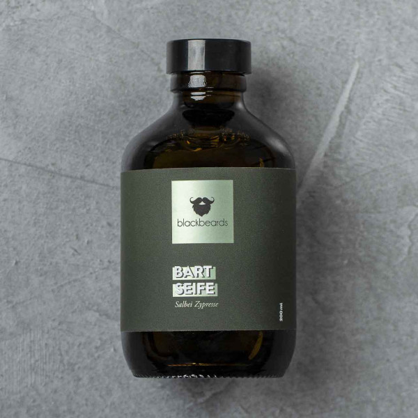 blackbeards Bartseife Salbei Zypresse 200ml ❤️ Bartshampoo & Bartseife jetzt kaufen bei blackbeards, deinem Onlineshop für Bartpflege 1