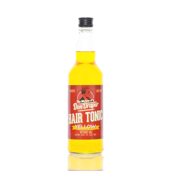 Don Draper - Dapper Dan Haarwasser Hair Tonic Yellow ohne Öl 500ml ❤️ Haarwasser jetzt kaufen bei blackbeards, deinem Onlineshop für Haarpflege