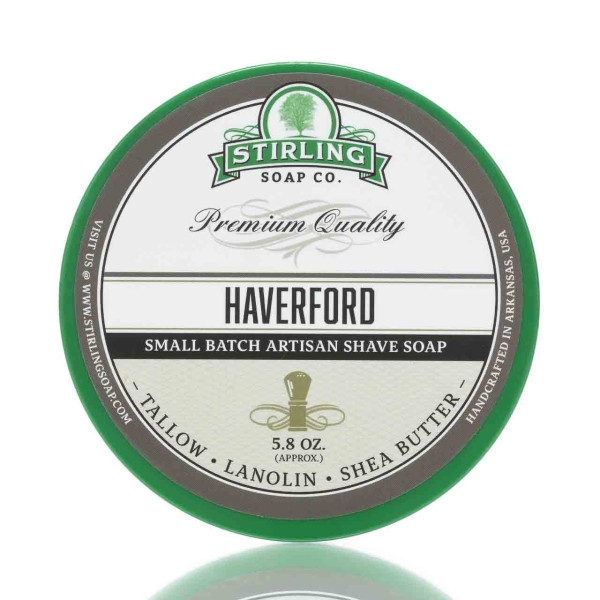 Stirling Soap Company Rasierseife Haverford 170ml ❤️ Rasierseife jetzt kaufen bei blackbeards, deinem Onlineshop für Rasur 1
