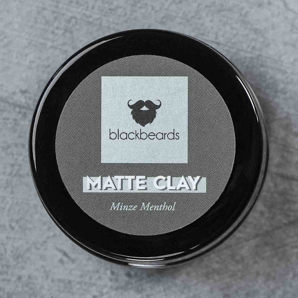 blackbeards Matte Clay Minze Menthol Probe 15ml ❤️ Haarpomade jetzt kaufen bei blackbeards, deinem Onlineshop für Haarpflege 1