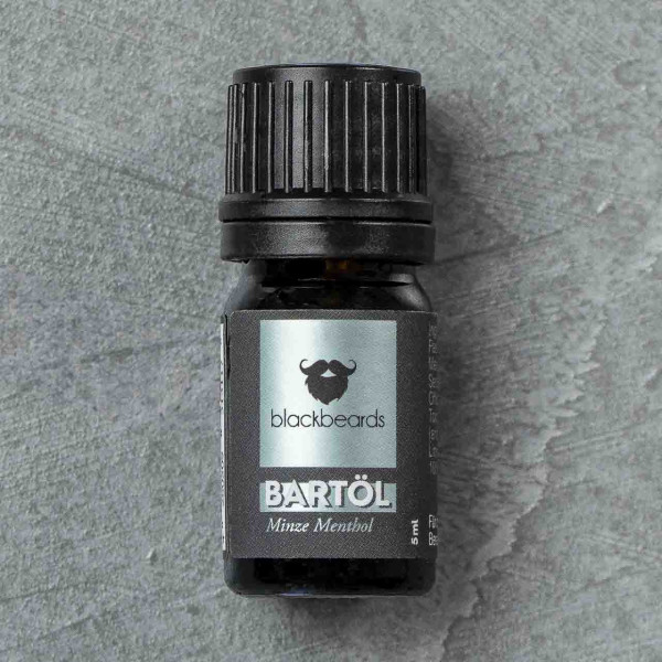 blackbeards Bartöl Minze Menthol Probe 5ml ❤️ Bartöl jetzt kaufen bei blackbeards, deinem Onlineshop für Bartpflege 1