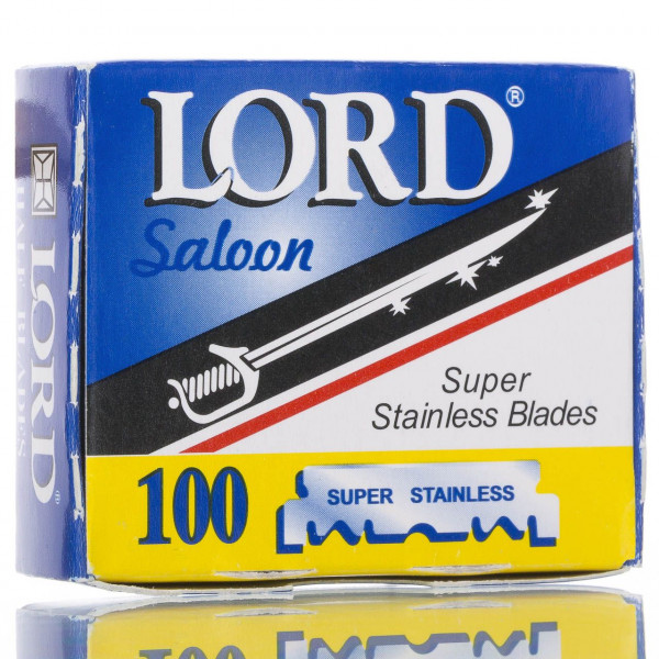 Lord Rasierklingen Saloon Super Stainless, Single Edge (100 Stk.) ❤️ Rasierklingen jetzt kaufen bei blackbeards, deinem Onlineshop für Rasur