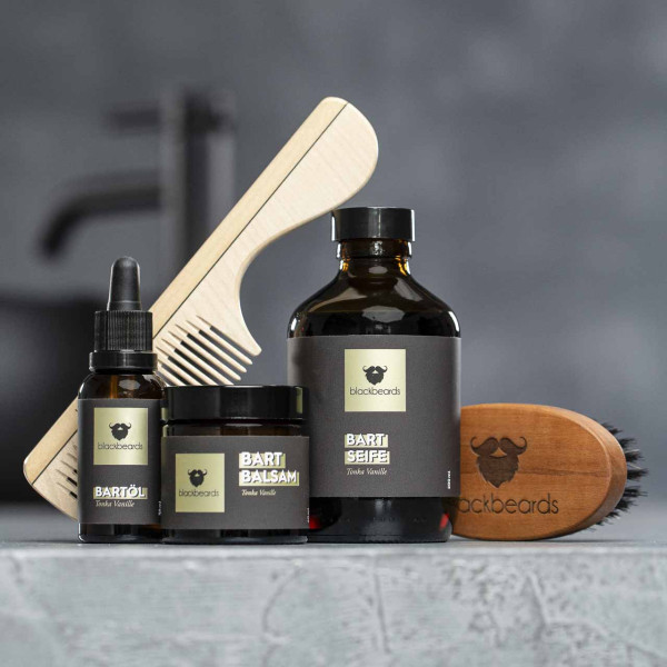 blackbeards Bartpflege Set Deluxe für den Vollbart ❤️ Bartpflege Sets jetzt kaufen bei blackbeards, deinem Onlineshop für Bartpflege 1