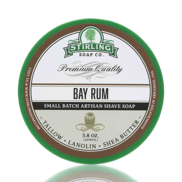 Stirling Soap Company Rasierseife Bay Rum 170ml ❤️ Rasierseife jetzt kaufen bei blackbeards, deinem Onlineshop für Rasur 1