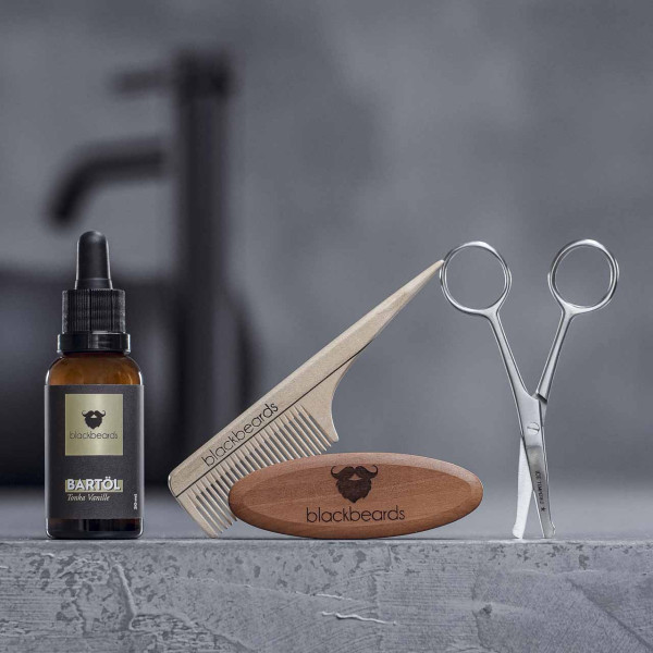 blackbeards Bartpflege Set Premium – für den ambitionierten Einsteiger ❤️ Bartpflege Sets jetzt kaufen bei blackbeards, deinem Onlineshop für Bartpflege 1