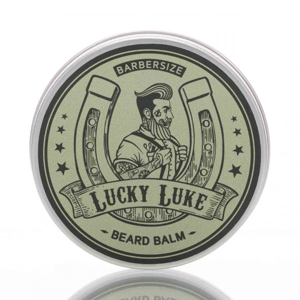 Pan Drwal Bartbalsam Lucky Luke 140g, B-Ware, Dose eingedellt ❤️ Bartbalsam & Bartpomade jetzt kaufen bei blackbeards, deinem Onlineshop für Bartpflege 1