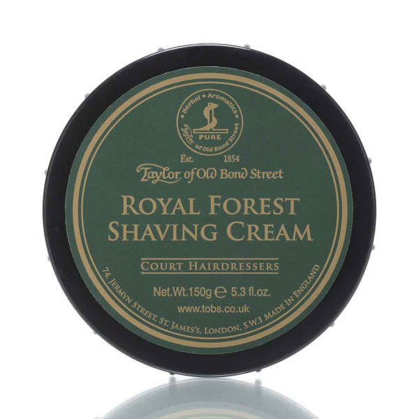 Taylor of Old Bond Street Rasiercreme Royal Forest 150g ❤️ Rasiercreme jetzt kaufen bei blackbeards, deinem Onlineshop für Rasur 1