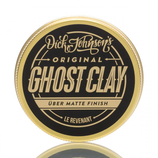 Dick Johnson Pomade Ghost Clay 100ml ❤️ Haarpomade jetzt kaufen bei blackbeards, deinem Onlineshop für Haarpflege 1