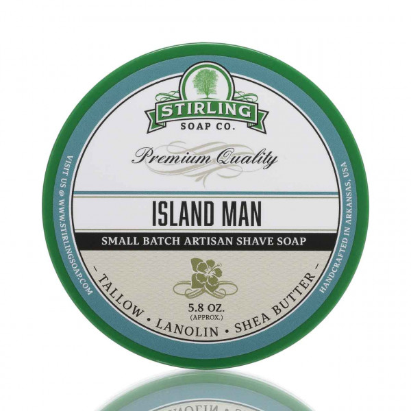 Stirling Soap Company Rasierseife Island Man 170ml ❤️ Rasierseife jetzt kaufen bei blackbeards, deinem Onlineshop für Rasur 1