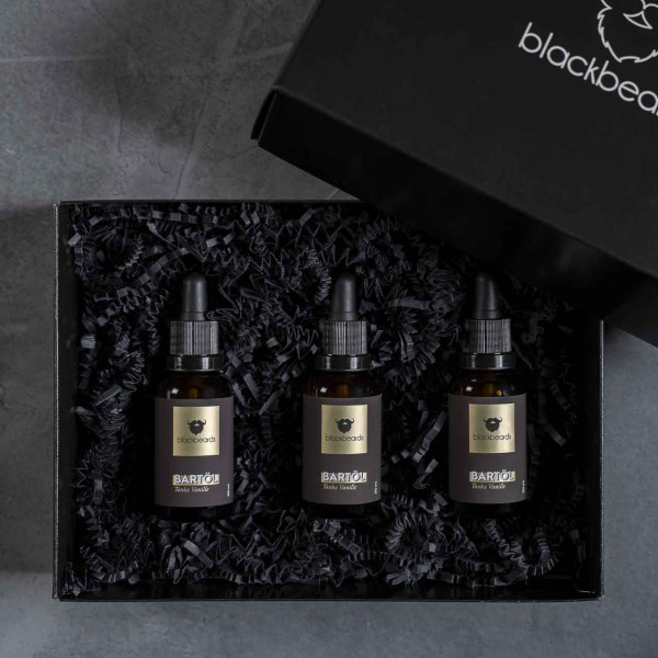 blackbeards Bartpflege Set Lieblingsbartöl | Limitierte Geschenkverpackung ❤️ Bartöl jetzt kaufen bei blackbeards, deinem Onlineshop für Bartpflege 1