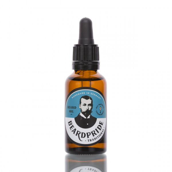 Beardpride Bartöl Traditional 30ml ❤️ Bartöl jetzt kaufen bei blackbeards, deinem Onlineshop für Bartpflege