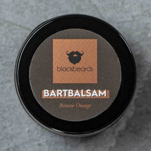 blackbeards Bartbalsam Benzoe Orange Probe 15ml ❤️ Bartbalsam & Bartpomade jetzt kaufen bei blackbeards, deinem Onlineshop für Bartpflege 1