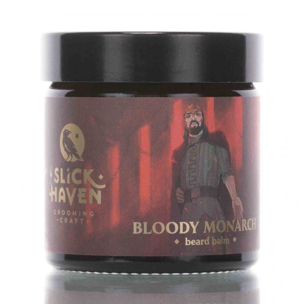 Slickhaven Bartbalsam Bloody Monarch 60ml ❤️ Bartbalsam & Bartpomade jetzt kaufen bei blackbeards, deinem Onlineshop für Bartpflege