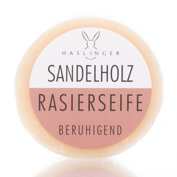 Haslinger Seifen & Kosmetik Rasierseife Sandelholz 60g ❤️ Rasierseife jetzt kaufen bei blackbeards, deinem Onlineshop für Rasur