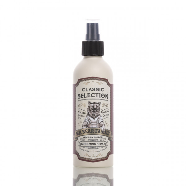 Mr. Bear Family Haarstyling Grooming Spray Golden Ember Classic Selection IV 200ml ❤️ Haarwasser jetzt kaufen bei blackbeards, deinem Onlineshop für Haarpflege