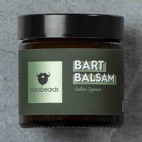 blackbeards Bartbalsam Salbei Zypresse 60ml ❤️ Bartbalsam & Bartpomade jetzt kaufen bei blackbeards, deinem Onlineshop für Bartpflege 1