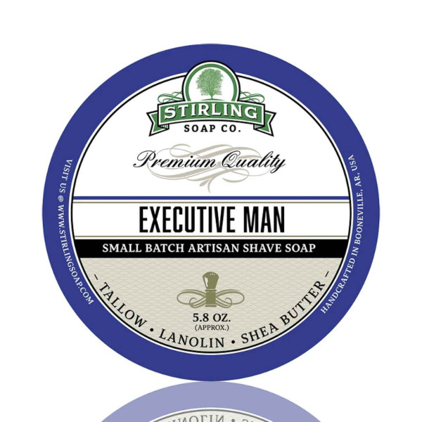 Stirling Soap Company Rasierseife Executive Man 170ml ❤️ Rasierseife jetzt kaufen bei blackbeards, deinem Onlineshop für Rasur