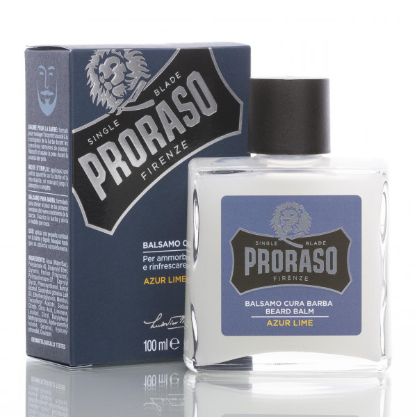 Proraso Bartbalsam Azur Lime 100ml ❤️ Bartbalsam & Bartpomade jetzt kaufen bei blackbeards, deinem Onlineshop für Bartpflege 1