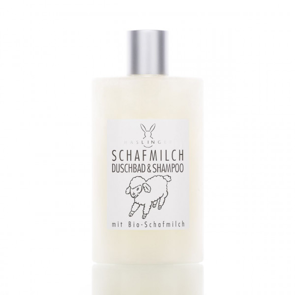 Haslinger Seifen & Kosmetik Shampoo &amp; Duschbad Schafmilch 200ml ❤️ Shampoo jetzt kaufen bei blackbeards, deinem Onlineshop für Haarpflege