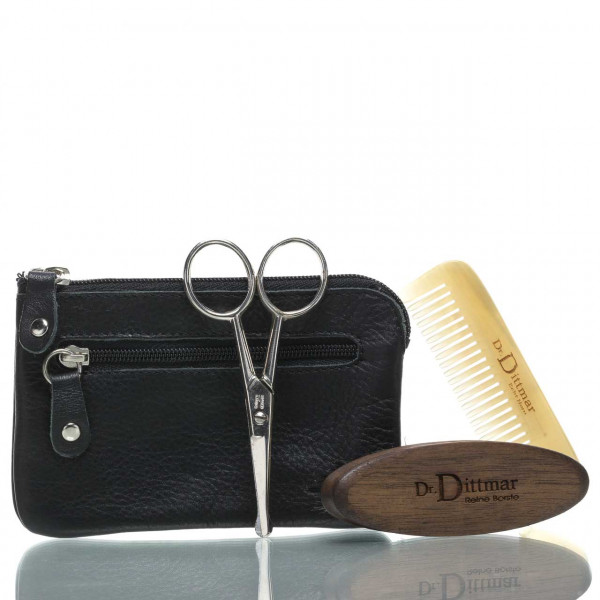 Dr. Dittmar Bartpflege Set im Lederetui ❤️ Bartpflege Sets jetzt kaufen bei blackbeards, deinem Onlineshop für Bartpflege 1