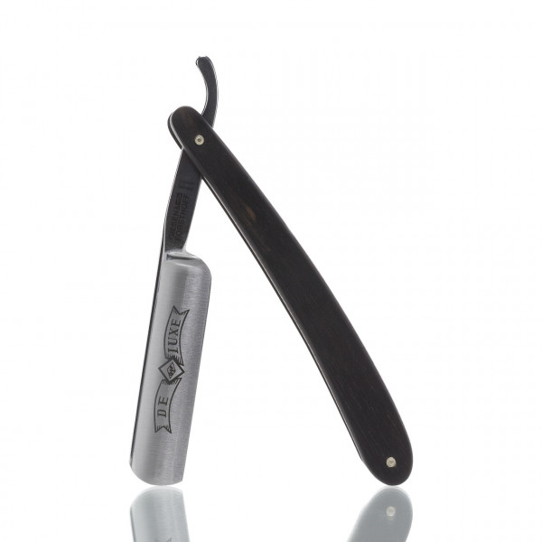 Giesen & Forsthoff Rasiermesser Timor 550 5/8" mit Heft aus Ebenholz, Rundkopf ❤️ Rasiermesser jetzt kaufen bei blackbeards, deinem Onlineshop für Rasur 1