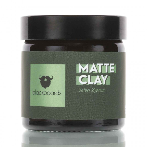 blackbeards Matte Clay Salbei Zypresse 60g ❤️ Haarpomade jetzt kaufen bei blackbeards, deinem Onlineshop für Haarpflege 1