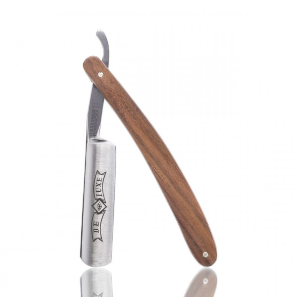 Giesen & Forsthoff Rasiermesser Timor 552 5/8" mit Heft aus Rosenholz, Rundkopf ❤️ Rasiermesser jetzt kaufen bei blackbeards, deinem Onlineshop für Rasur 1