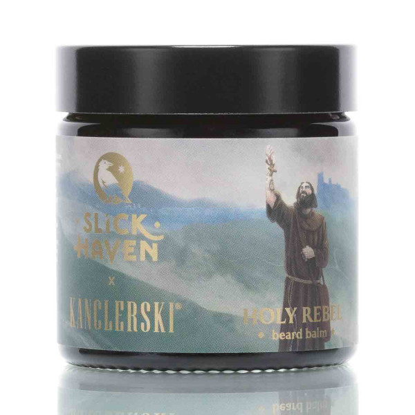 Slickhaven Bartbalsam Holy Rebel 60ml ❤️ Bartbalsam & Bartpomade jetzt kaufen bei blackbeards, deinem Onlineshop für Bartpflege 1